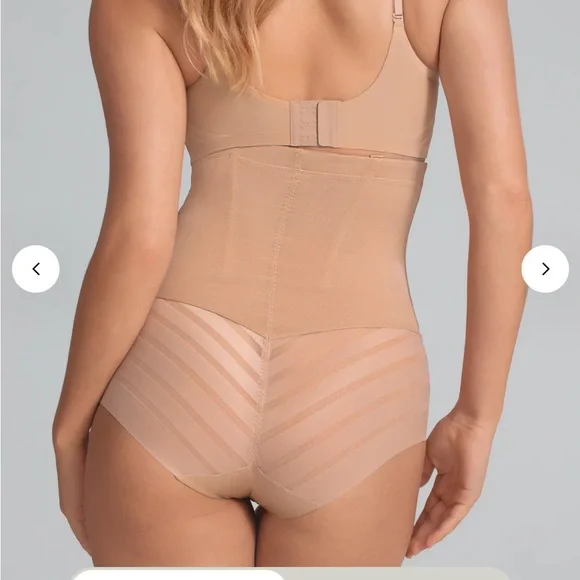NWT Honeylove Queen Brief Shapewear in Sand - Picture 3 of 13